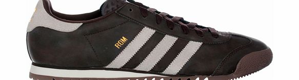 ROM Brown/Cream Leather Trainers
