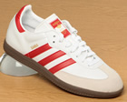 Adidas Samba 2 White/Red Leather Trainers
