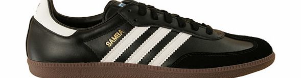 Adidas Samba Black/White Leather Trainers