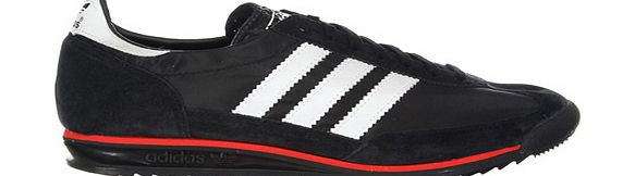 SL 72 Black Material Trainers
