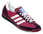 Adidas SL72 Deep Red/Off White Material Trainers
