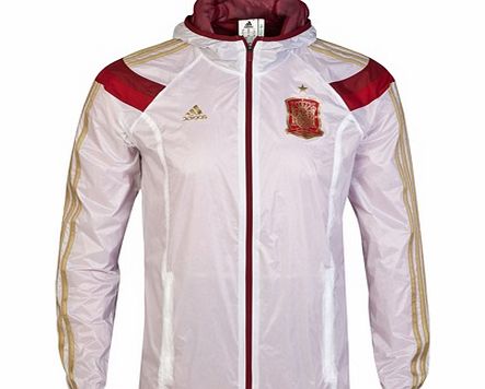 Adidas Spain Anthem Jacket - White/Red White D83723