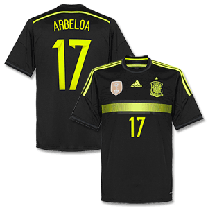 Adidas Spain Away Arbeloa Shirt 2014 2015