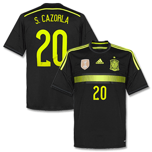Adidas Spain Away Cazorla Shirt 2014 2015