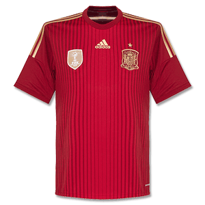 Adidas Spain Home Kids Shirt 2014 2015