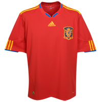 Spain Home Shirt 2009/10 with Fabregas 10