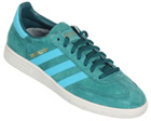 Spezial Green/Blue Suede Trainers