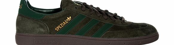 Spezial Green Suede Trainers