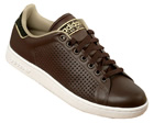 Adidas Stan Smith Brown Perforated Leather