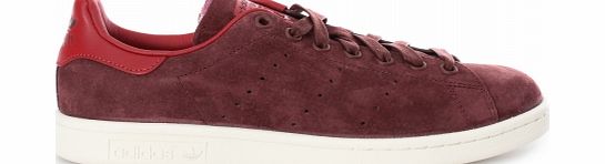 Adidas Stan Smith Burgundy Suede Trainers