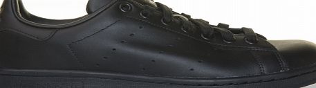 Adidas Stan Smith Triple Black Leather Trainers