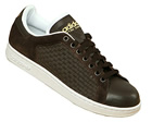 Adidas Stan Smith Weave Brown Leather Trainers