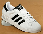 Superstar 2.5 White/Black Leather Trainers
