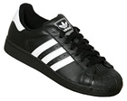 Adidas Superstar 2 Black/White Leather Trainers