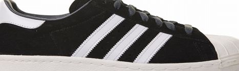 Adidas Superstar 80s DLX Black/White Suede
