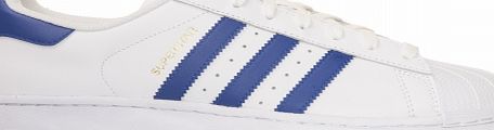 Adidas Superstar Foundation White/Blue Leather