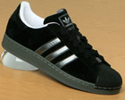Adidas Superstar II Black/Silver Suede Trainers