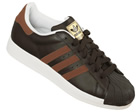 Adidas Superstar II Brown/Brown Leather Trainers