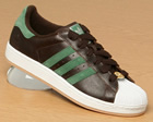 Superstar II TL Brown/Green Leather