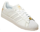 Adidas Superstar II TL White/White/Gold Leather