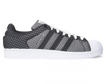 Adidas Superstar Weave Black/White Woven Trainers