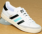 Adidas Tennis TC White/Black/Aqua Leather Trainer
