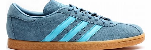 Adidas Tobacco Mid Blue Suede Trainers