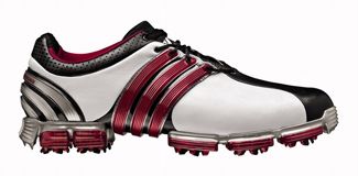 TOUR 360 3.0 GOLF SHOES (RUNNING WHITE/BLACK/VICTORY RED) 8.0