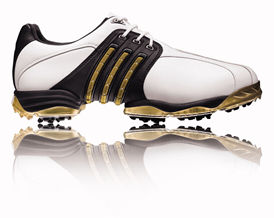 Tour 360 II Golf Shoe White/Black/Metallic Gold