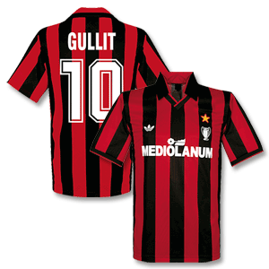 Adidas Trefoil adidas Originals 90-91 AC Milan Cup Winners Shirt   Gullit 10