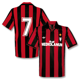 Adidas Trefoil adidas Originals 90-91 AC Milan Cup Winners Shirt   No.7 (Donadoni)