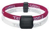 Adidas Trion:Z Dual Loop Magnetic Ion Bracelet Red/White Large