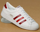 Adidas Wilhelm Bungert White/Red Leather Trainers