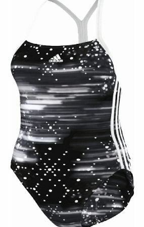 Adidas Womens 3 Stripe Print Swimsuit AW14