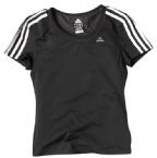 adidas Womens CI CO ClimaCool T-Shirt Black/White