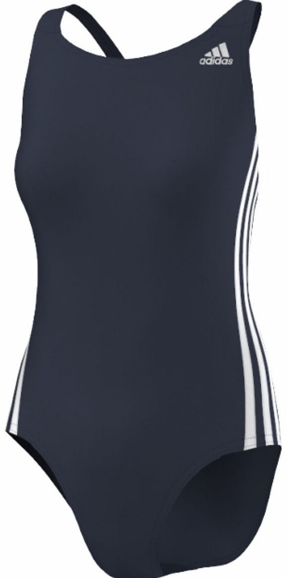Adidas Womens Infinitex 3 Stripe Swimsuit AW14