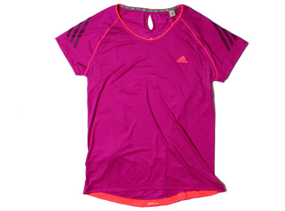 Adidas Womens Supernova S/S T-shirt Vivid Pink/Red Zest