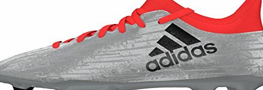 adidas X 16.3 FG J - Football boots for Boys, 35 1/2, Silver