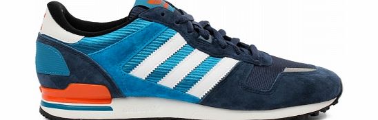 Adidas ZX 700 Blue/White Suede Trainers