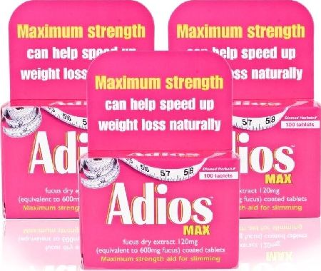 Adios, 2102[^]0066608 Max Herbal Slimming - 300 Tablets