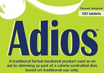 Adios, 2041[^]10009090 with sweetener - 100 Tablets 10009090