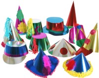 Adult Asst. Card Party Hats (box 50)
