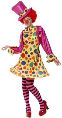 Adult Costume: Clown Lady (Small)