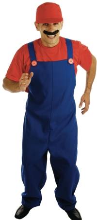 adult Costume: Plumbers Mate Red (Small)