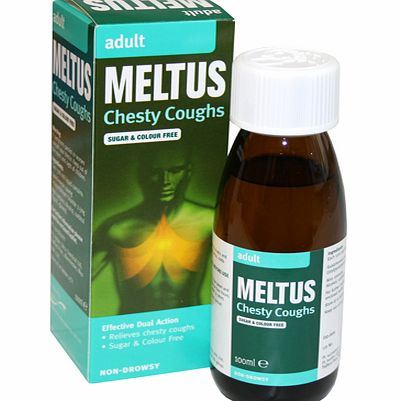 Adult Meltus Chesty Coughs Sugar and Colour Free