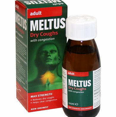 Adult Meltus Dry Coughs with Congestion 100ml