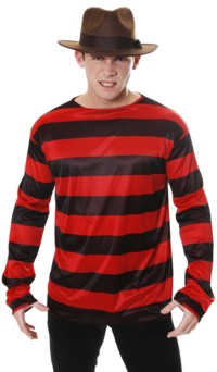 Striped Shirt - Red/Black (wide stripe)