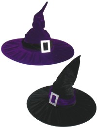 Witch Hat Velvet Deluxe - Asst