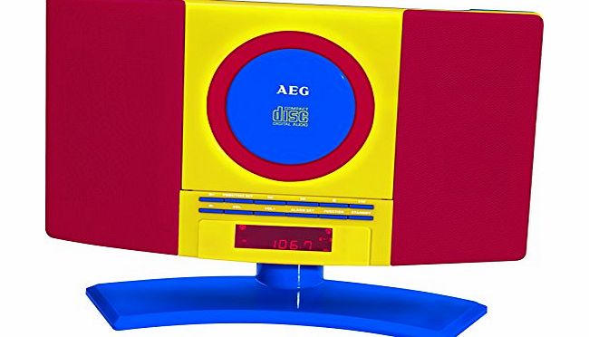 AEG Children stereo music system center cd mp3 player radio aux AEG MC 4464 multi color