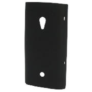 Sony Ericsson X10 Black Hard Rubber Case